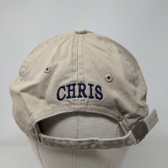 2007 Sea Time II Chris Slideback Hat Tan OSFA Embroidered Headwear Depot - Picture 5 of 7